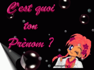 TON PRENOM ?